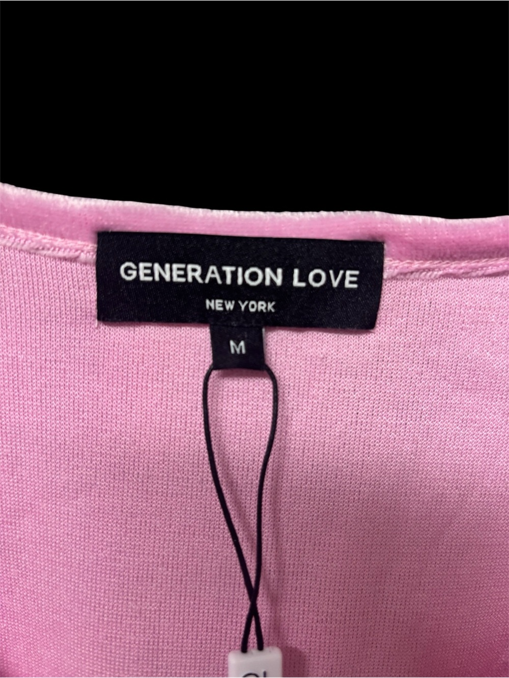 Generation Love Bubble Gum Pink Velvet Mini Dress | NWT | Size M - Picture 4 of 9